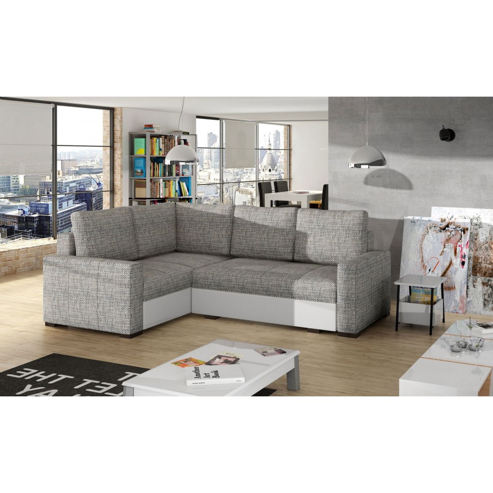 Γωνιακός καναπές Rona-Αριστερή-Γκρι Ανοιχτό
