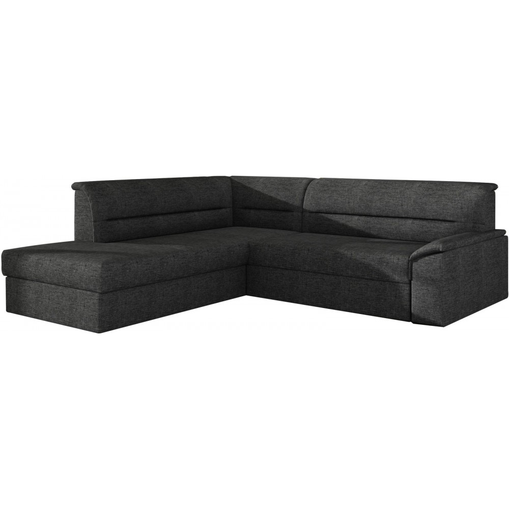 Γωνιακός καναπές Ellie-Αριστερή-Γκρι Σκούρο