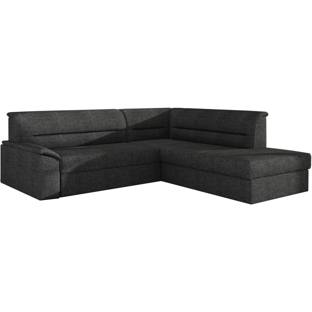 Γωνιακός καναπές Ellie-Δεξιά-Γκρι Σκούρο