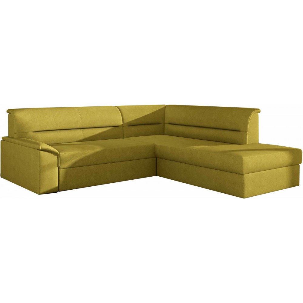 Γωνιακός καναπές Ellie-Δεξιά-Κίτρινο