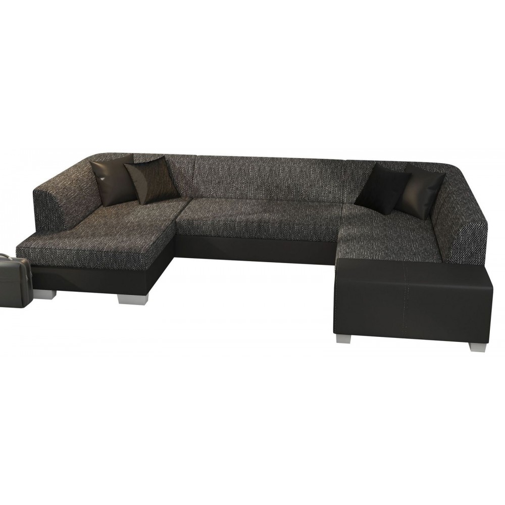 Γωνιακός καναπές Cuba-Αριστερή-Ανθρακί