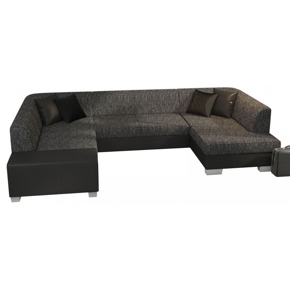 Γωνιακός καναπές Cuba-Δεξιά-Ανθρακί