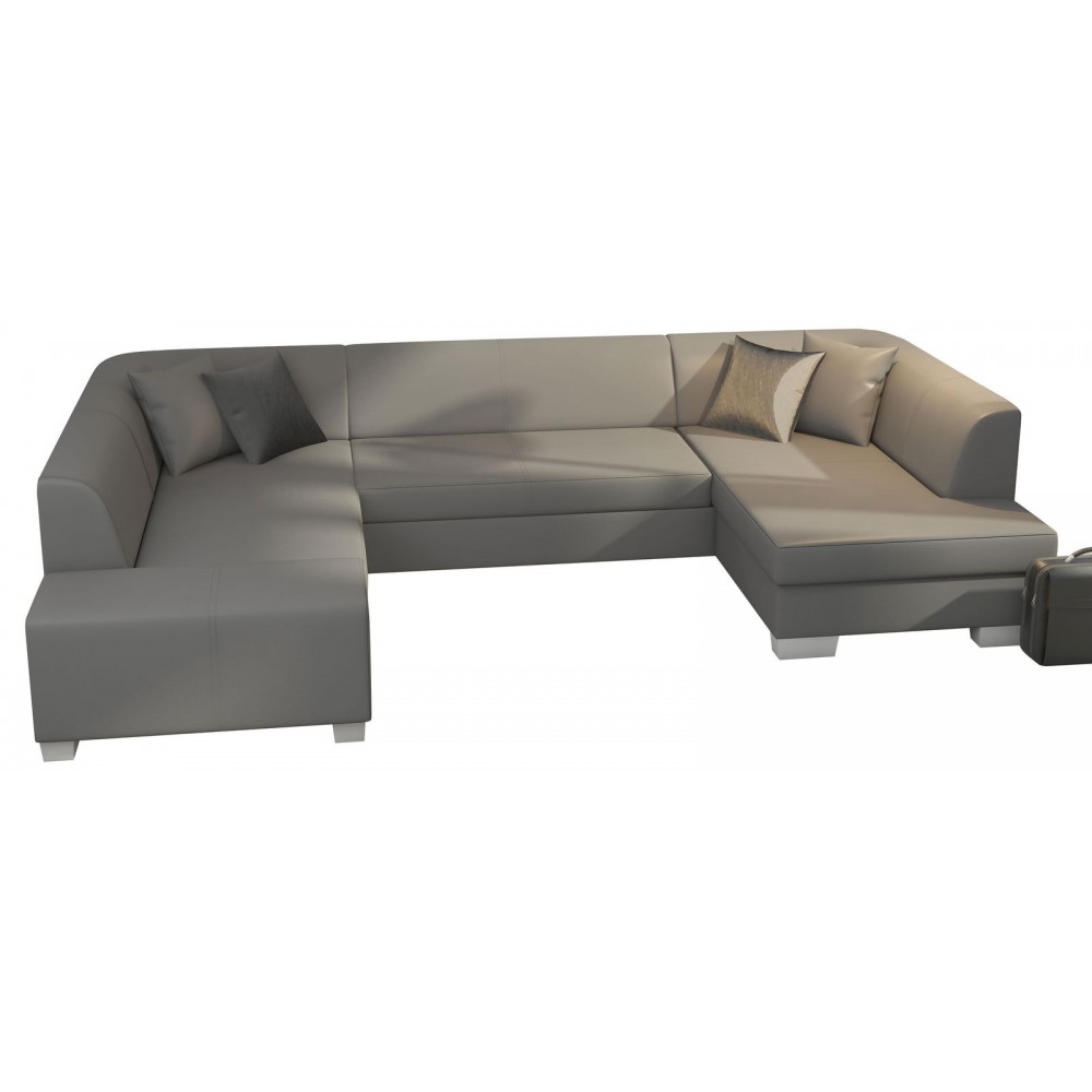 Γωνιακός καναπές Cuba-Δεξιά-Γκρι