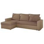 Γωνιακός καναπές Luno-Καφέ – Μπεζ