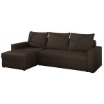 Γωνιακός καναπές Luno-Καφέ