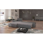 Γωνιακός καναπές Otto-Αριστερή-Γκρι Σκούρο 275x180x85