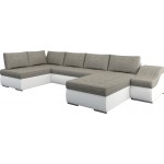 Σαλόνι Γωνία Ginny-Δεξιά-Λευκό - γκρι