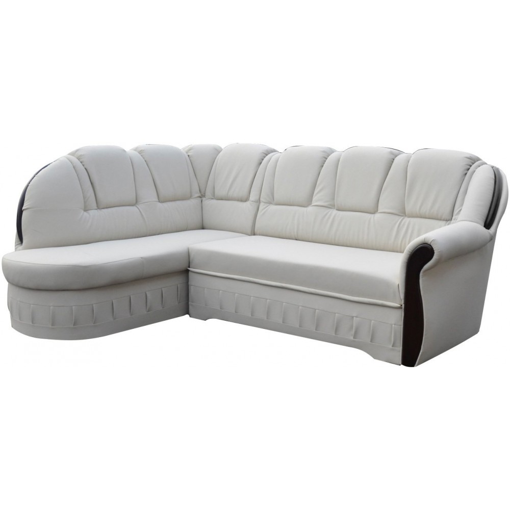 Γωνιακός καναπές King-Αριστερή-Λευκό