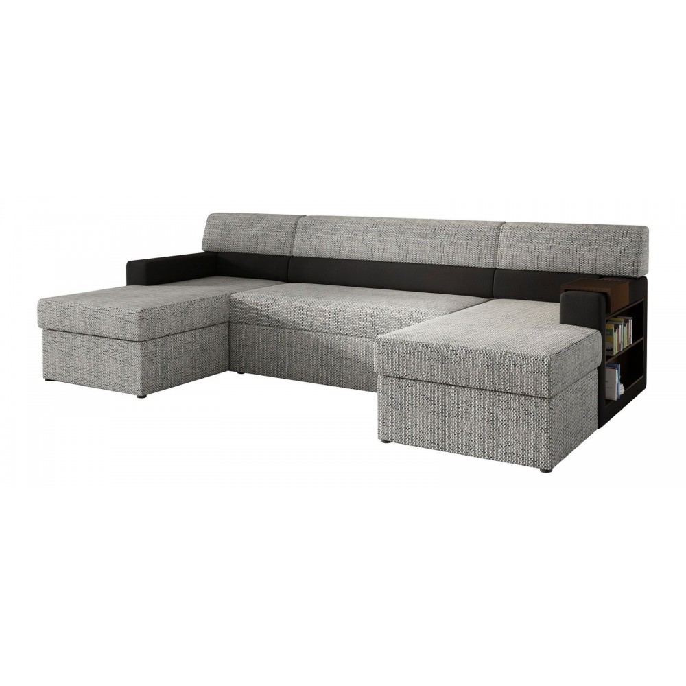Γωνιακός καναπές Mark-Δεξιά-Γκρι Ανοιχτό