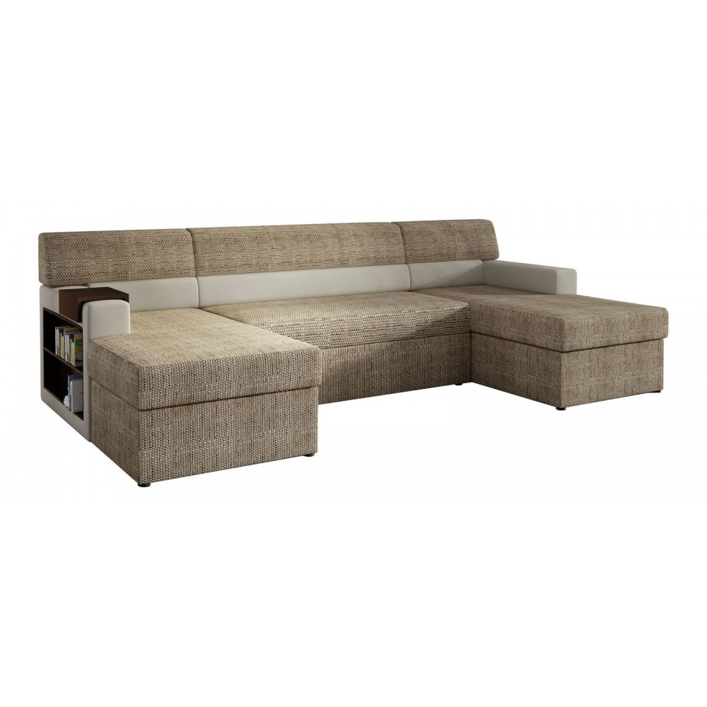 Γωνιακός καναπές Mark-Αριστερή-Μπεζ