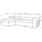 Γωνιακός καναπές Radium