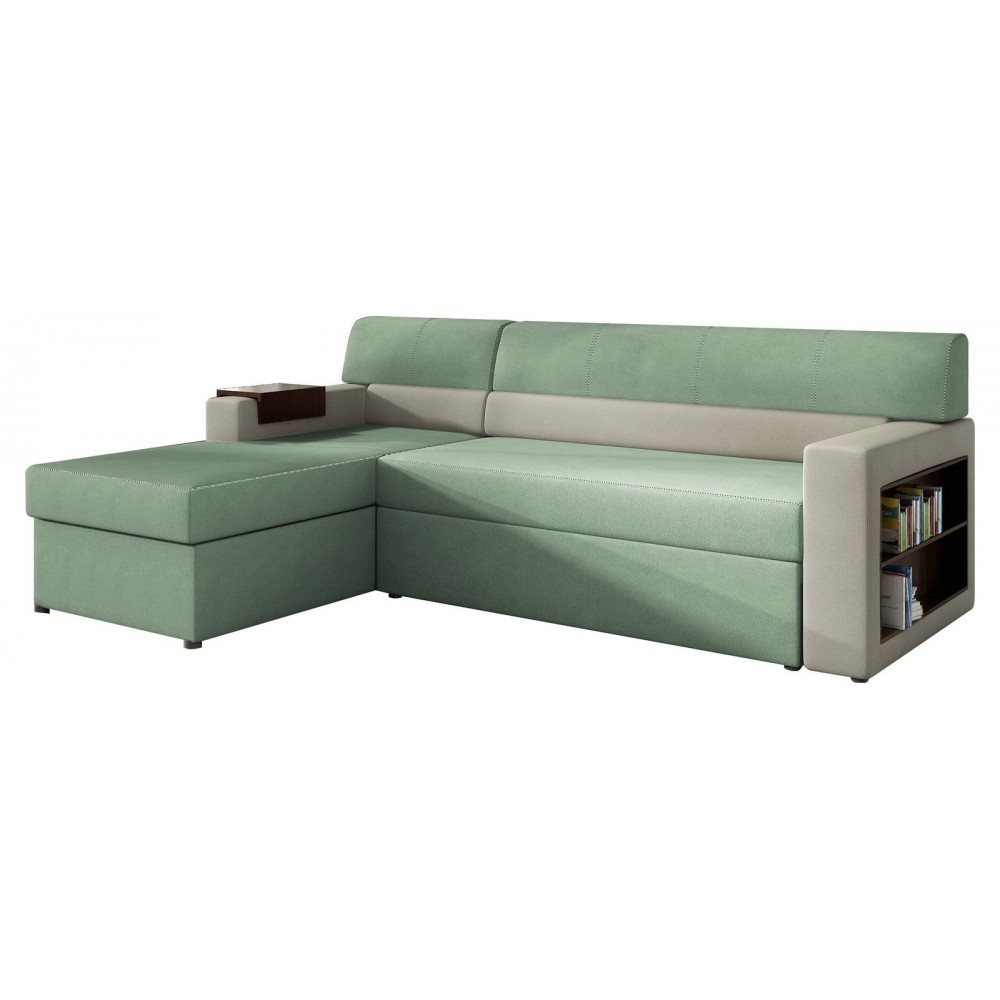 Γωνιακός καναπές Radium-Αριστερή-Πράσινο