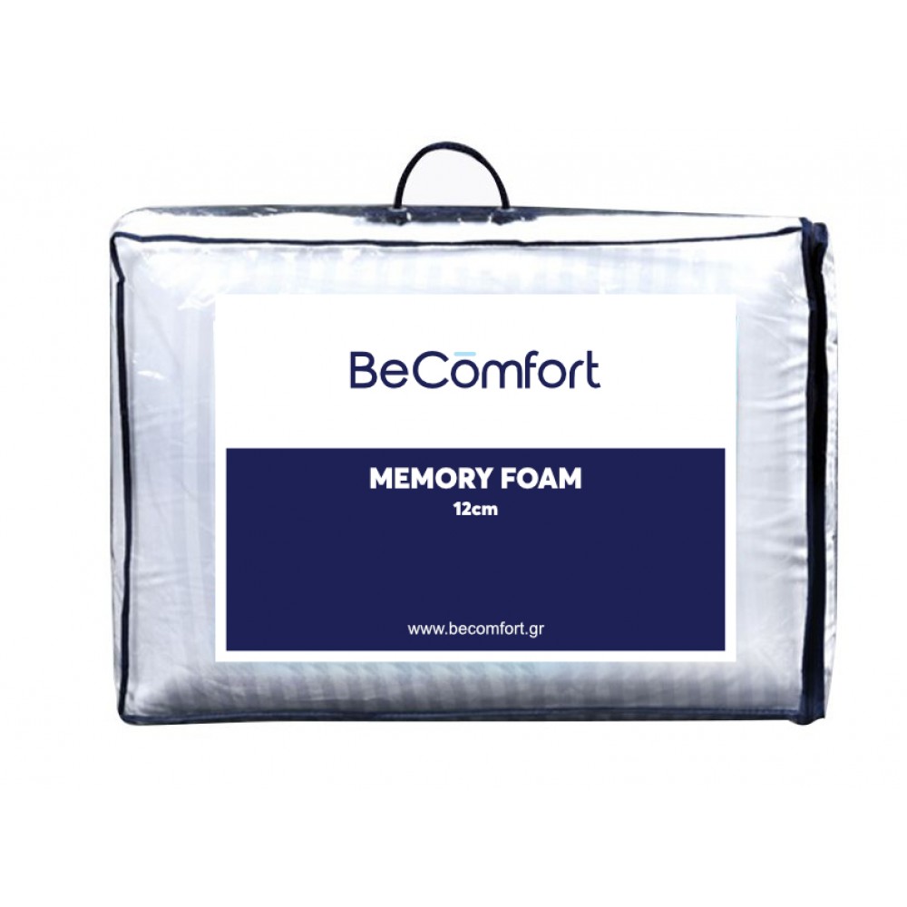 Μαξιλάρι BeComfort Memory Foam-12εκ.