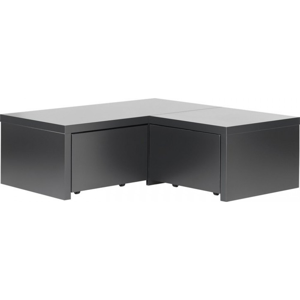 Γωνιακή βάση με συρτάρι Young-Μαύρο