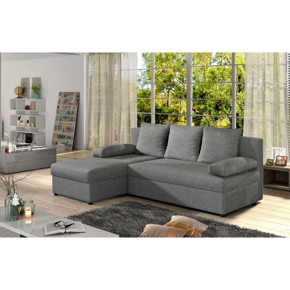 Γωνιακός καναπές Nogi-Γκρι Ανοιχτό
