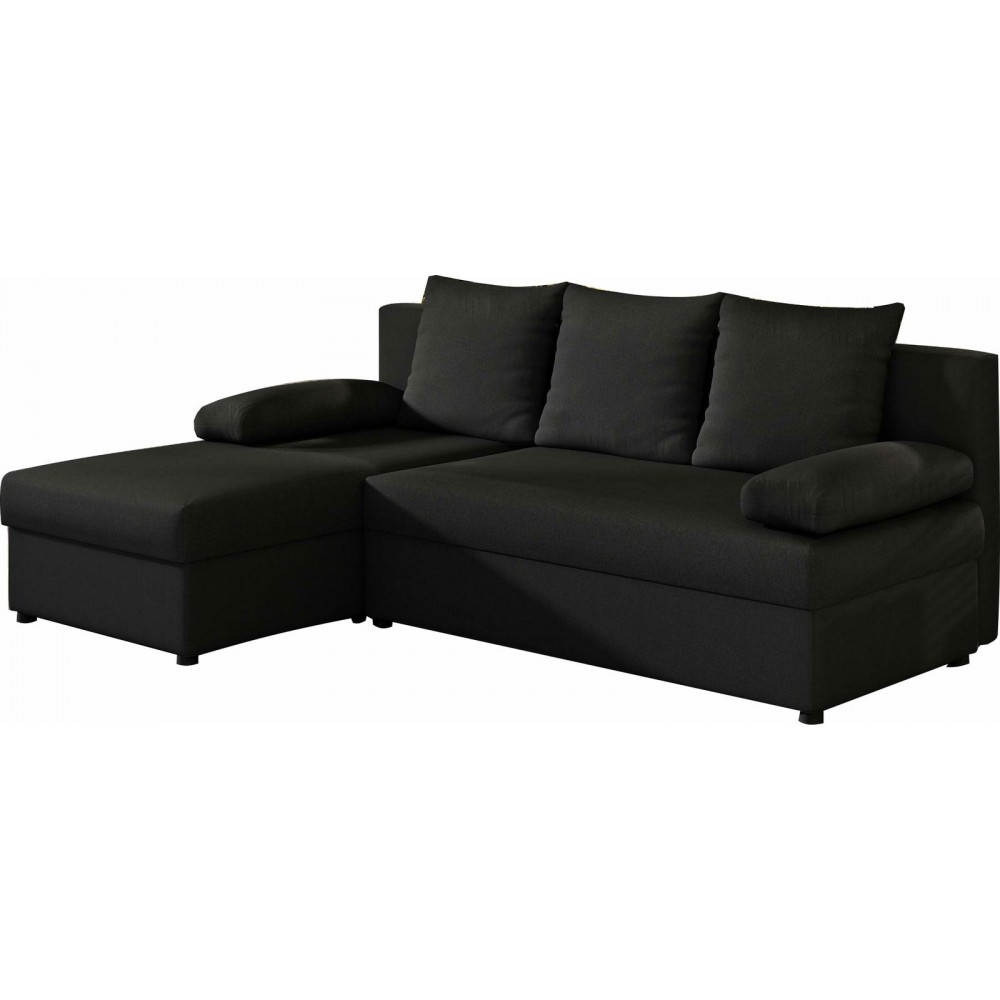 Γωνιακός καναπές Nogi-Μαύρο