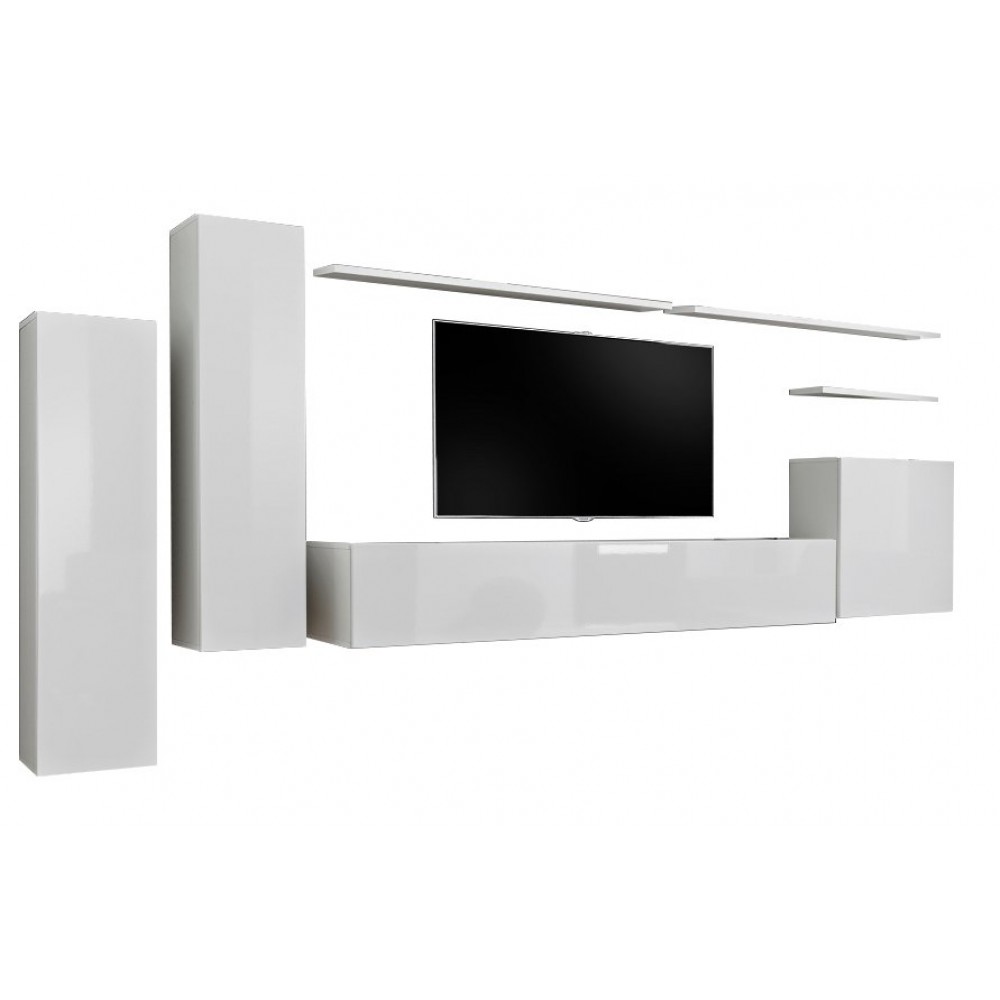 Σύνθετο σαλονιού Swiss I-Λευκό