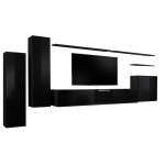 Σύνθετο σαλονιού Swiss I-Μαύρο