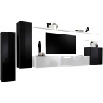 Σύνθετο σαλονιού Swiss I-Μαύρο - Λευκό