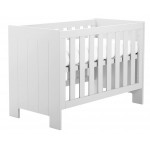 Βρεφικό Κρεβάτι Calmo24-60x120-Λευκό 124.5x66.5x86.5