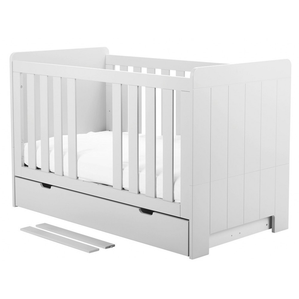 Βρεφικό Κρεβάτι Calmo24-70x140-Λευκό 144.5x76.6x90
