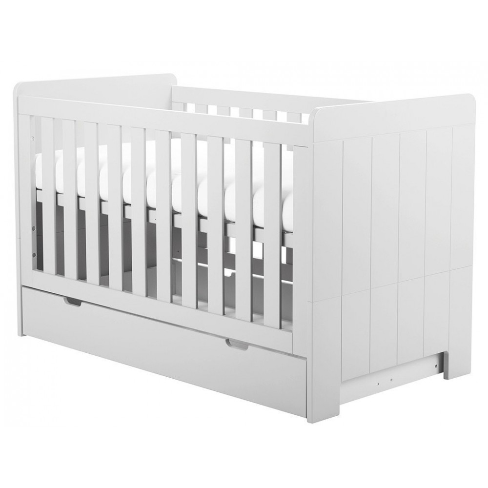 Συρτάρι Για Βρεφικό Κρεβάτι Calmo24-70x140-Λευκό 139x74x18