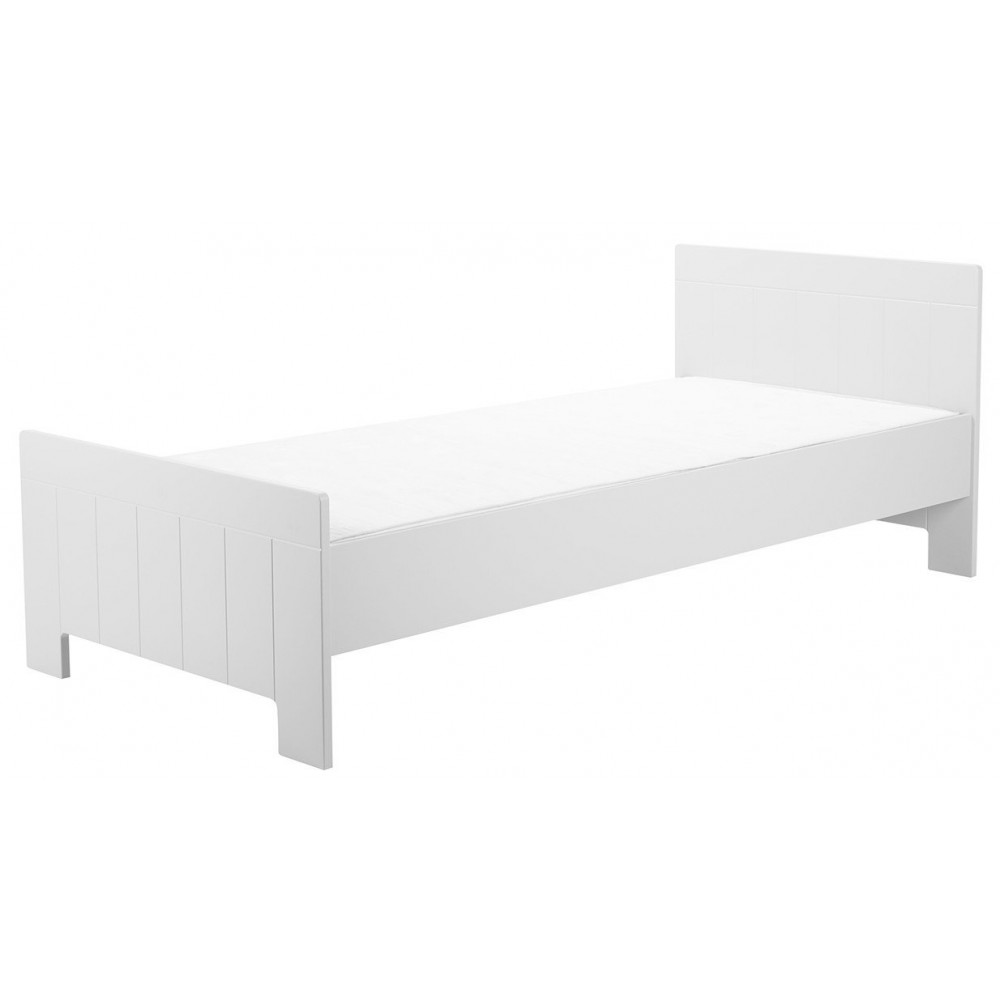 Παιδικό Κρεβάτι Calmo24-90x200-Λευκό 204.5x96x76