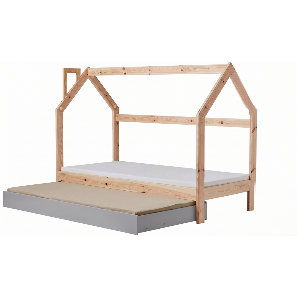 Συρτάρι Για Κρεβάτι HouseBed-Γκρί 199x94x18