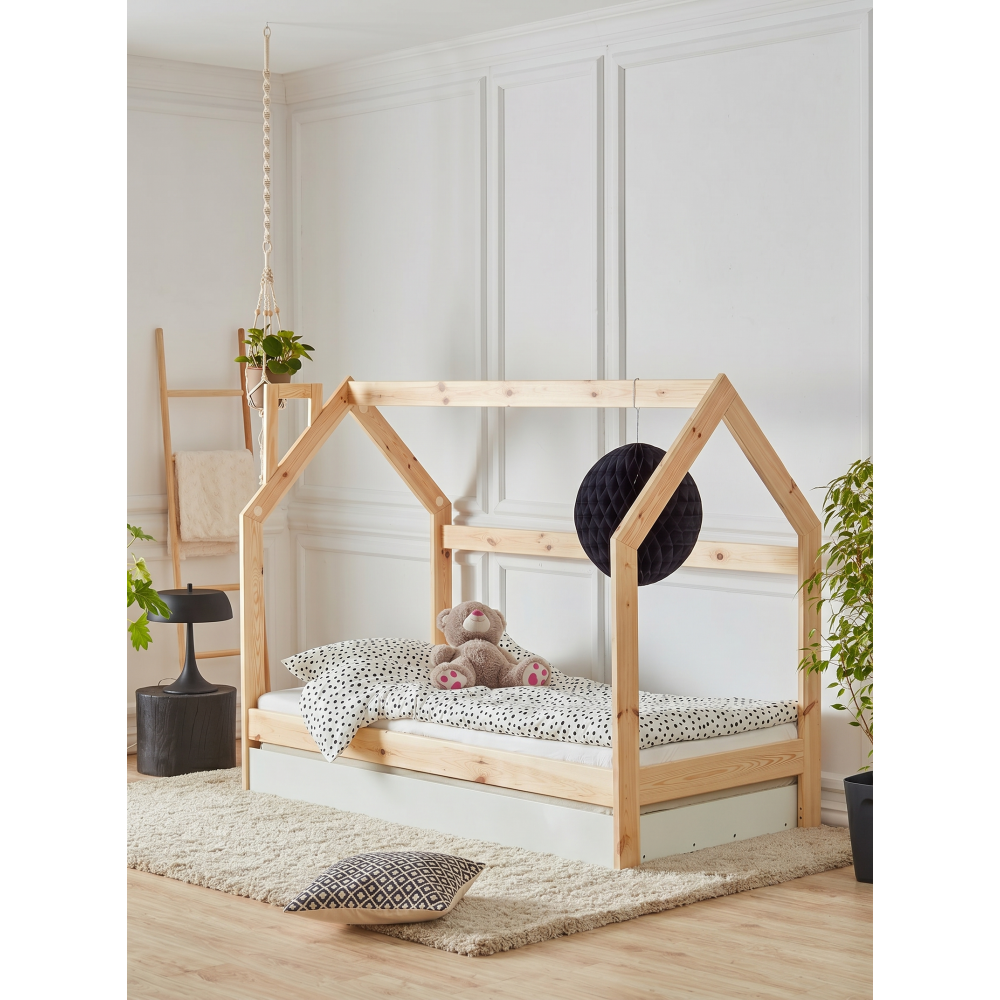 Συρτάρι Για Κρεβάτι HouseBed-Λευκό 199x94x18