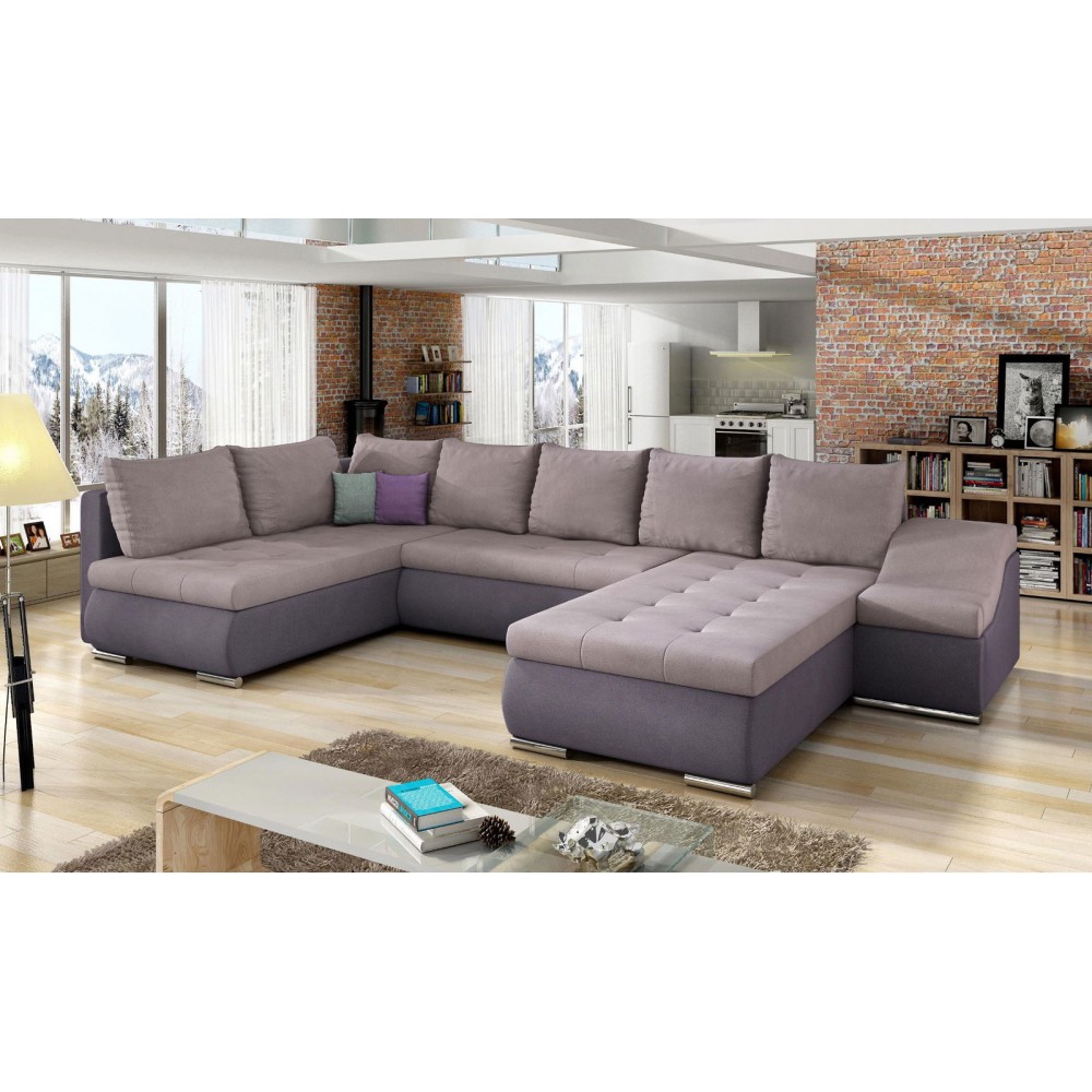 Γωνιακός καναπές Ginny-Λιλά - μωβ-Δεξιά
