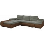 Γωνιακός καναπές Onar-Καφέ - Γκρι-Αριστερή 296x200x88