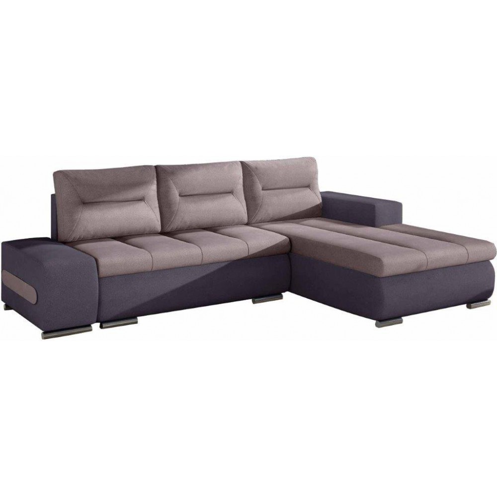 Γωνιακός καναπές Otto-Λιλά - μωβ-Δεξιά 275x180x85