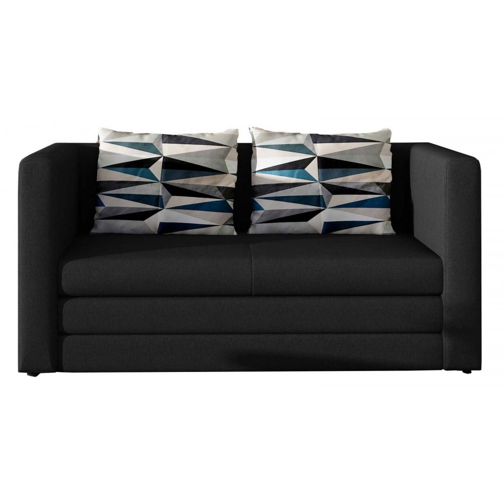 Καναπές - κρεβάτι Neira-Μαύρο
