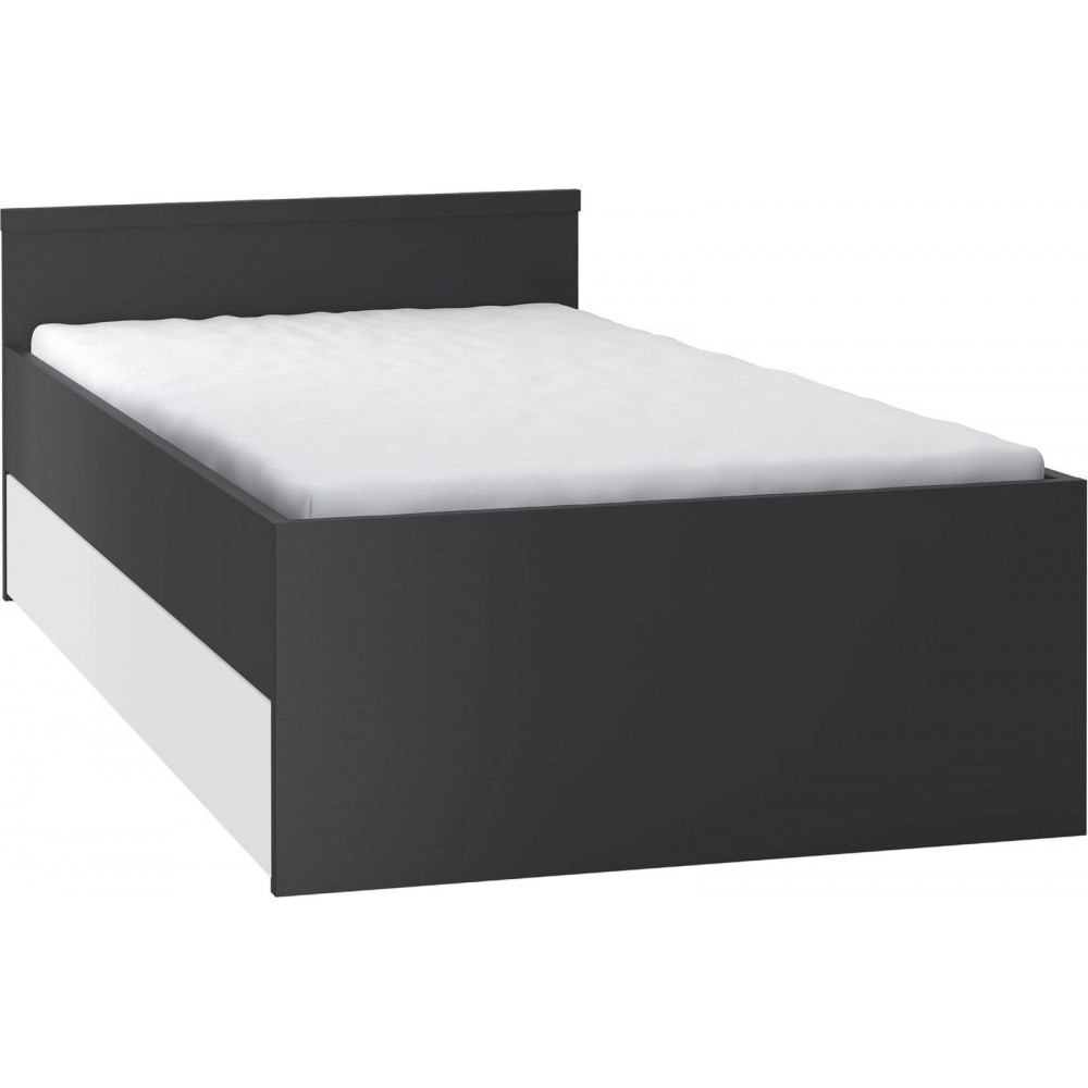 Κρεβάτι Young -Μαύρο - Λευκό