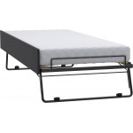 Καναπές - Κρεβάτι Young με συρτάρι-Λευκό - Μαύρο