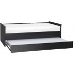 Καναπές - Κρεβάτι Young με συρτάρι-Μαύρο