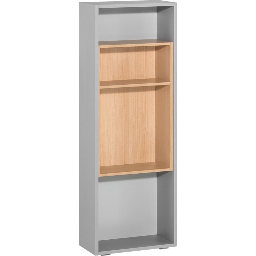 Πλαϊνό βιβλιοθήκης 4 You-Γκρι-Ύψος: 118.5 εκ.