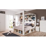 Κρεβάτι 4 You με ουρανό-Λευκό