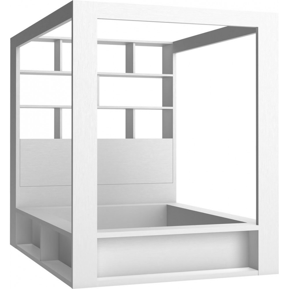 Κρεβάτι 4 You με ουρανό-Λευκό