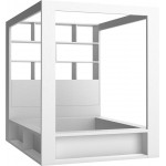 Κρεβάτι 4 You με ουρανό-Λευκό