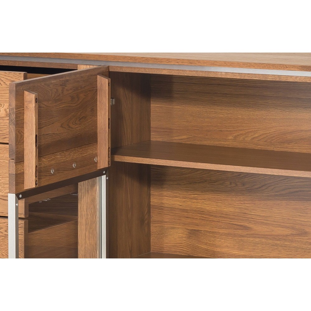 Μπουφές Montero με βιτρίνα