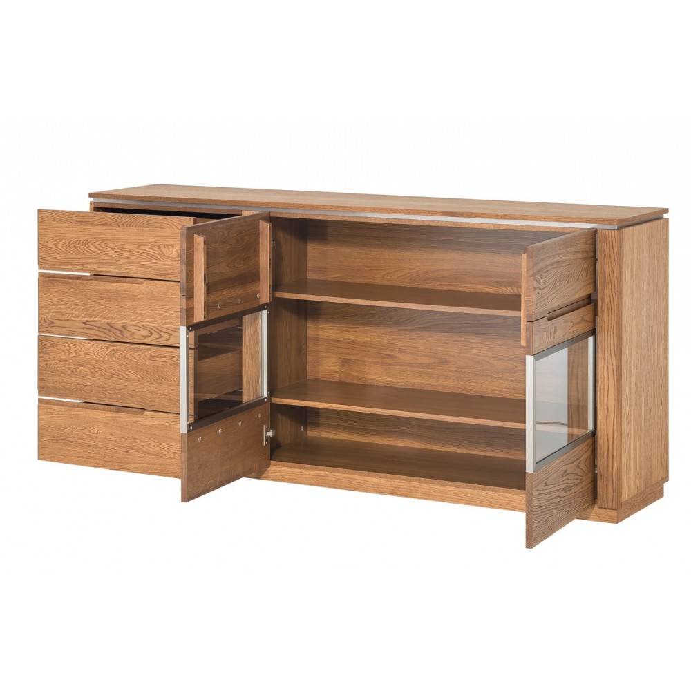 Μπουφές Montero με βιτρίνα