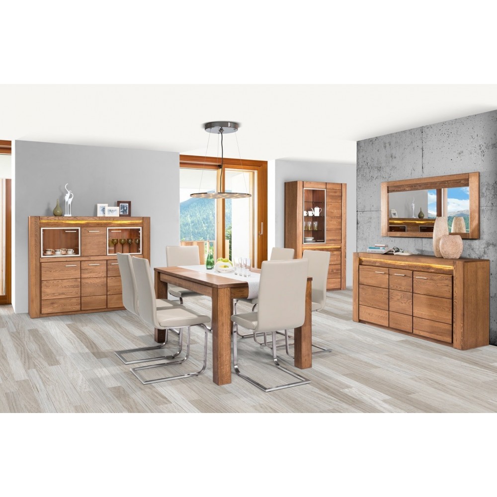 Μπουφές Denny με βιτρίνα