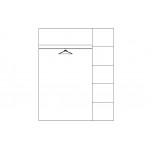 Ντουλάπα Denny τρίφυλλη