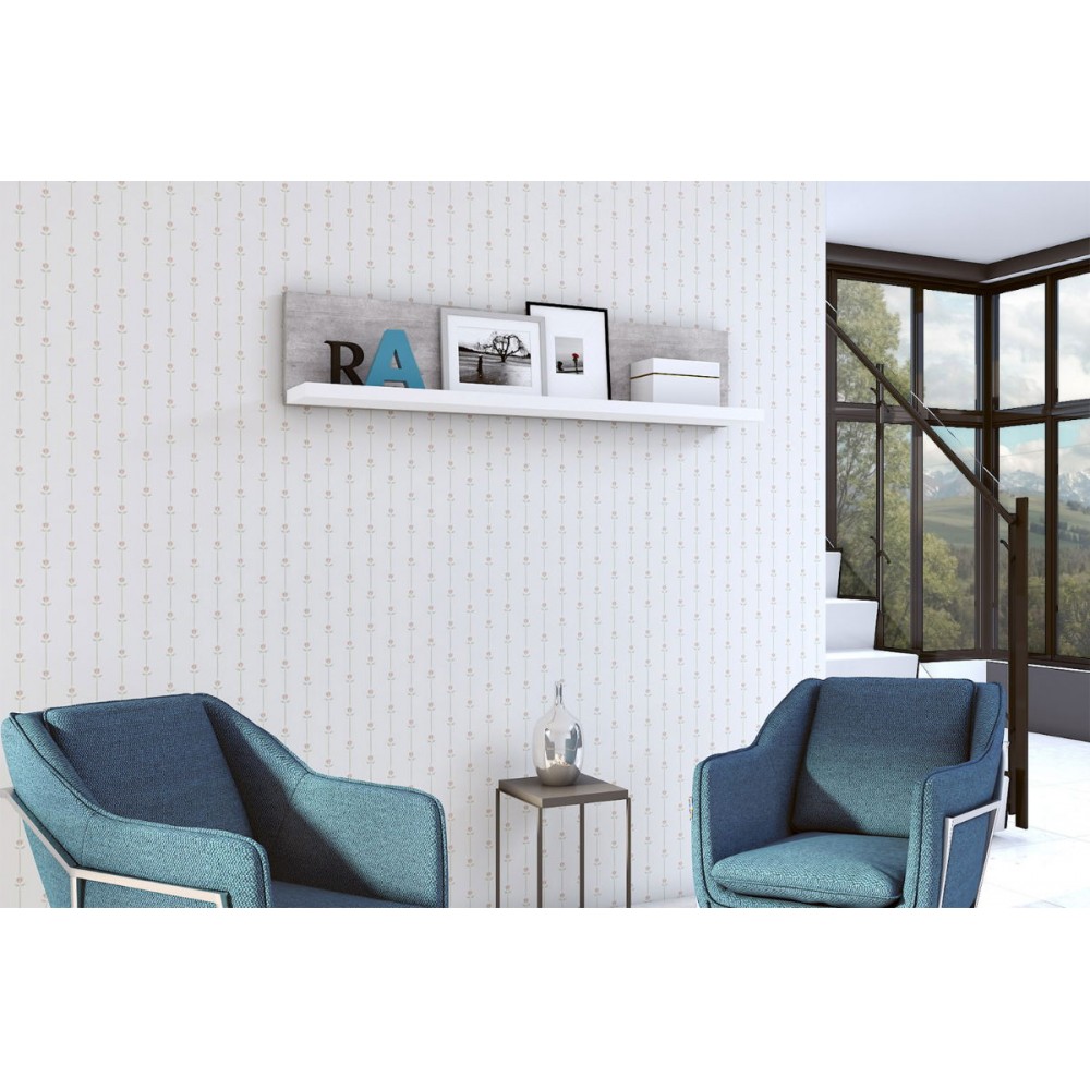 Ράφι Bron-Γκρι - Λευκό