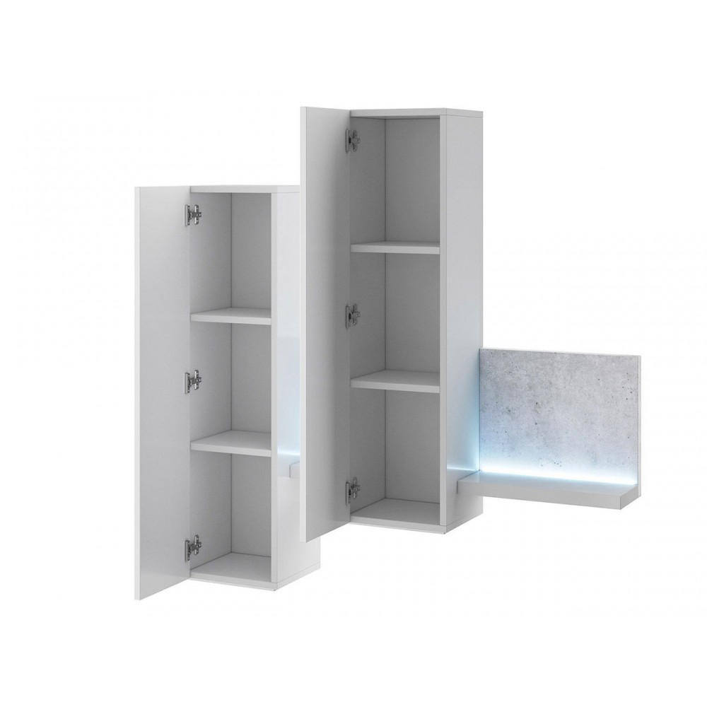 Βιτρίνα Bron-Γκρι - Λευκό