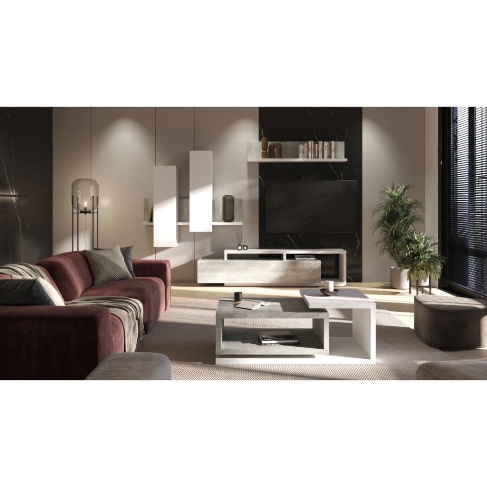 Βιτρίνα Bron-Γκρι - Λευκό