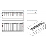 Καναπές - Κρεβάτι Simple-Γκρι