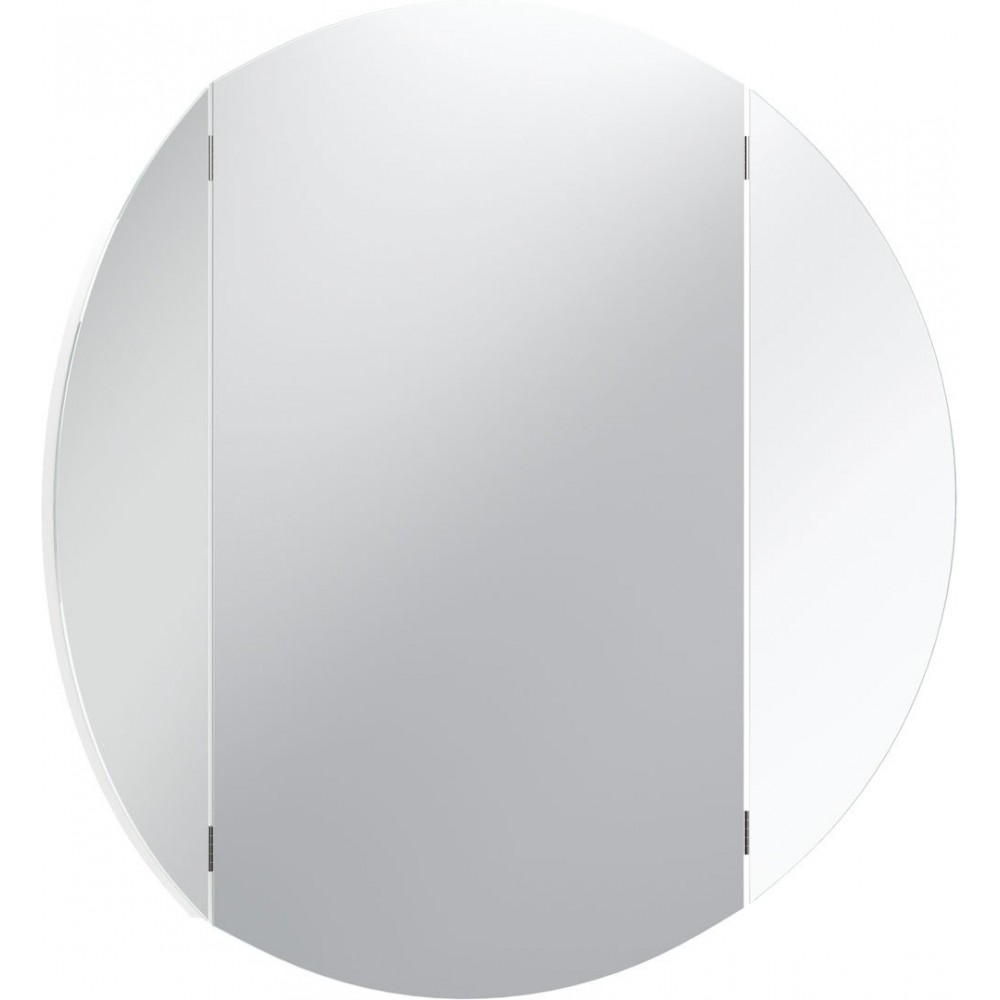 Καθρέπτης Simple Round-Λευκό