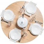 Τραπέζι Simple Round επεκτεινόμενο 110x110x78